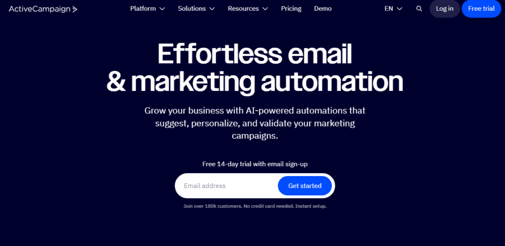 active compagin aBest Email Automation Tools 